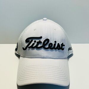 Titleist White, Black Logo Golf Cap